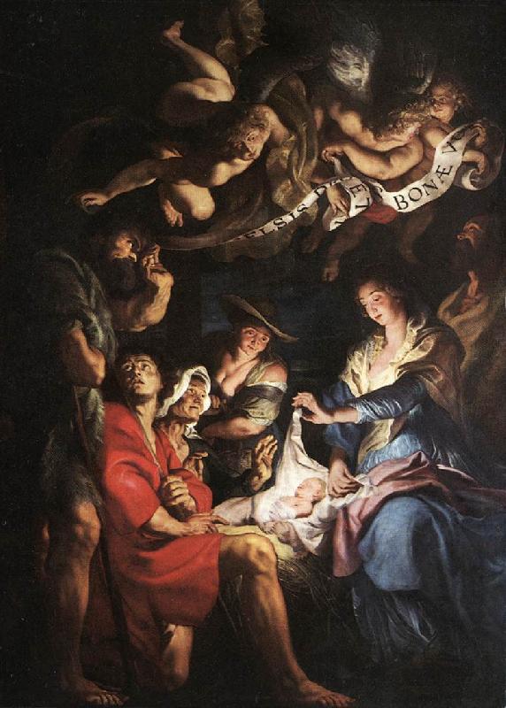 RUBENS, Pieter Pauwel Adoration of the Shepherds af oil painting image